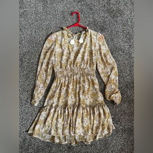 Ls floral boho dress